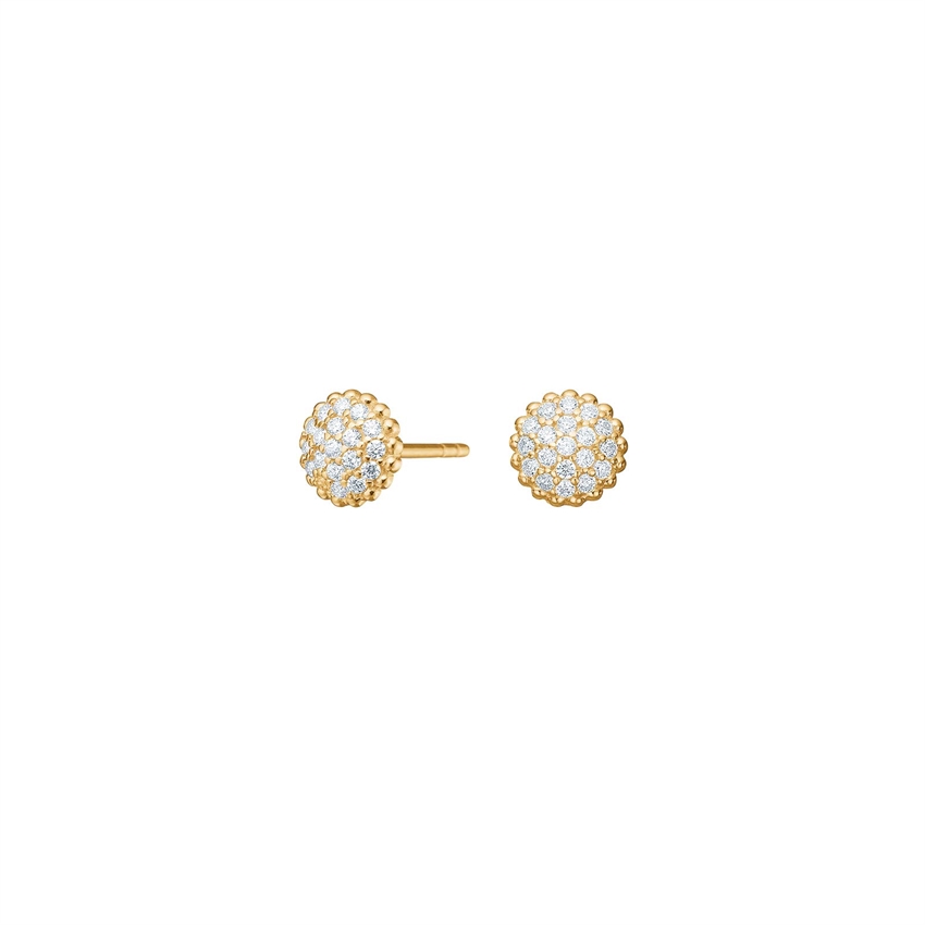 Siersbøl 8 kt Gold Ohrringe mit Zirkonia 30832640300