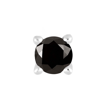 Son of Noa Stahl Ohrstecker schwarz m. zirkonia