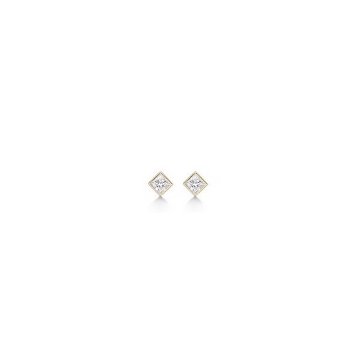 Mads Z - Quadratische Ohrringe aus 8 Karat Gold