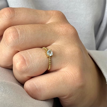 Aria-Ring in 8 kt. Gold mit Topas von Mads Z 3346111 2