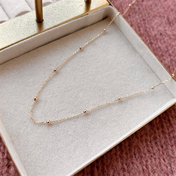 Elegante Halskette aus 8 Karat Gold von Scrouples 2