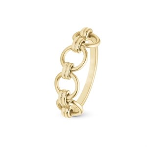 Christina Collect - Ring LINKS, vergoldet silber 2.25.B