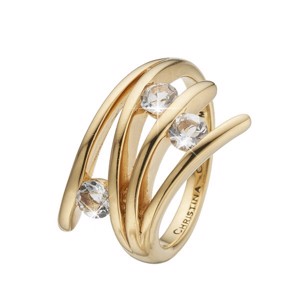 Christina Collect Ring - vergoldeter Ring - Balance Love - 4.1B