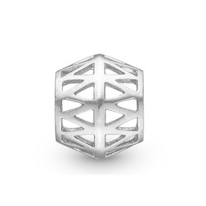 STORY Silber Charm - Dreiecke Charm mit glänzender Oberfläche