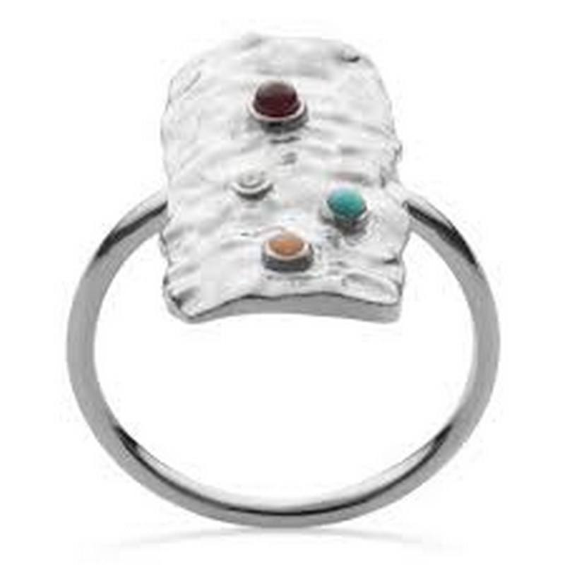 Maanesten - Cliff Ring in Silber - 4307c