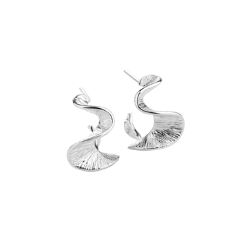 Aqua Dulce - Rhumba Hoop Small in Sterlingsilber