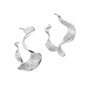 Aqua Dulce - Rhumba Hoop Big in Sterlingsilber