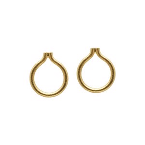Traumfänger-Ohrringe aus vergoldetem silber - Heiring - 51-9-02fg