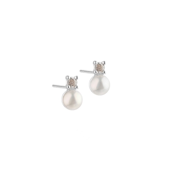 Aqua Dulce - Darling Hoop 20mm Sterlingsilber m. Zirkonia