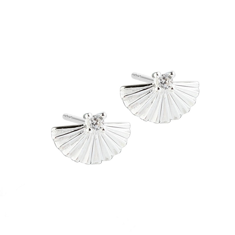 Aqua Dulce - Kaya Fan Earstud in Sterlingsilber