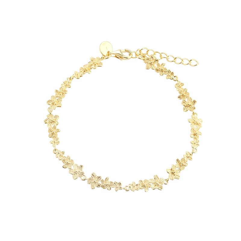 Aqua Dulce - Jasmin Armband in vergoldetem Sterlingsilber