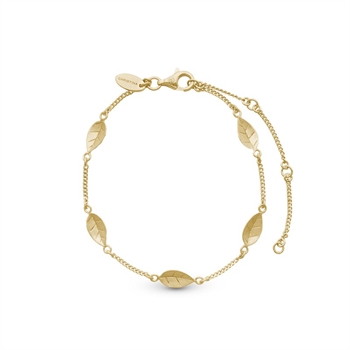 Christina Collect - Leafs Armreif in vergoldetem Silber