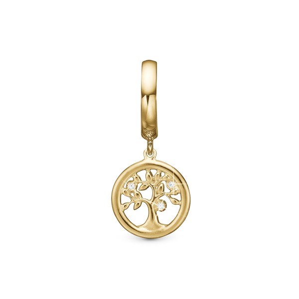 TREE OF LIFE, vergoldeter Anhänger Christina Collect 610-G78