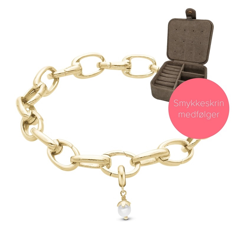 Embrace Link Armband in vergoldetem Silber von Christina Watches