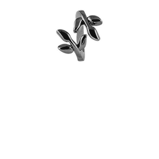 Christina Collect schwarz rhodinierte Charms - Laurel Leaf