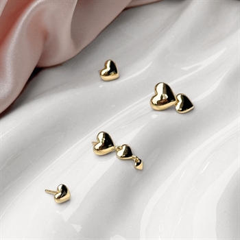 Aqua Dulce - Love Me Small Earstud in Sterlingsilber