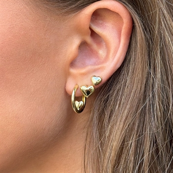 Aqua Dulce - Love Me Small Earstud in Sterlingsilber