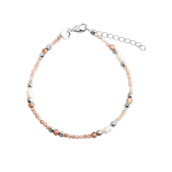 Aqua Dulce - Rhumba Pearl Bracelet in vergoldetem Silber