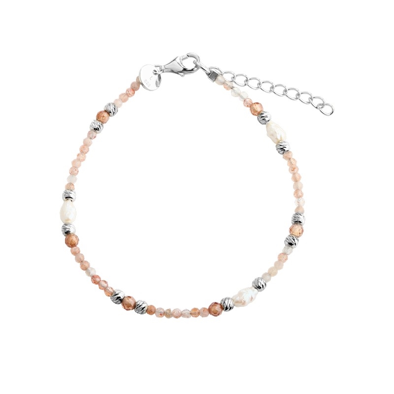 Aqua Dulce - Rhumba Pearl Bracelet in vergoldetem Silber