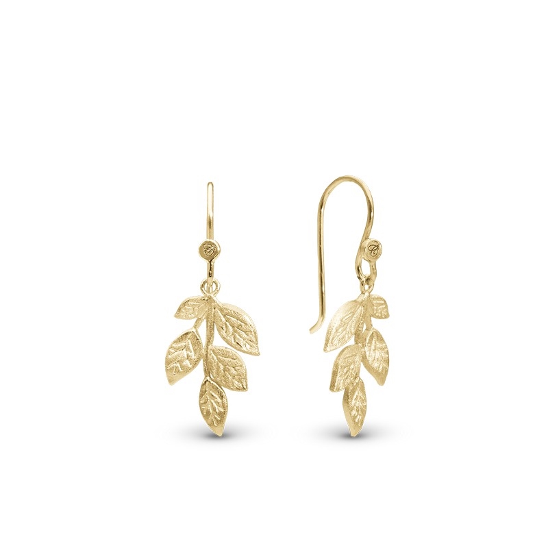 Die Leaf Beauty Ohrringe von Christina Watches sind ein Schmuckstück
