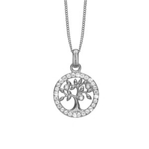 Christina Collect - Topas Baum des Lebens Silber Halskette