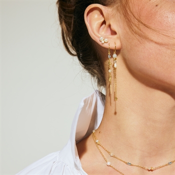 Aqua Dulce Sinna Halskette aus Vergoldet Silber