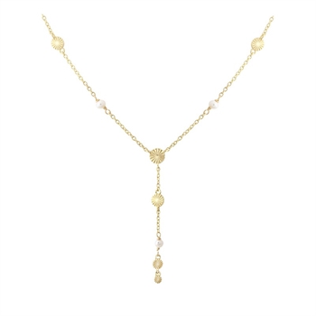 Aqua Dulce Line Halskette aus Vergoldet Silber Schmuckzentrum