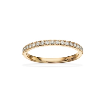 Schillernd - Ring aus 14 Karat Gold mit 0,24 Karat Diamanten