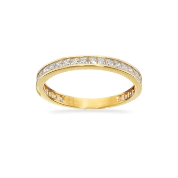 Scrouples - Ring aus 8 kt. Gold mit zirkonia