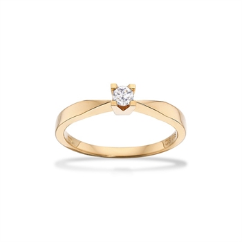 Kleopatra Ring aus 14kt. Gold 0,05ct.-0,50ct. Diamant