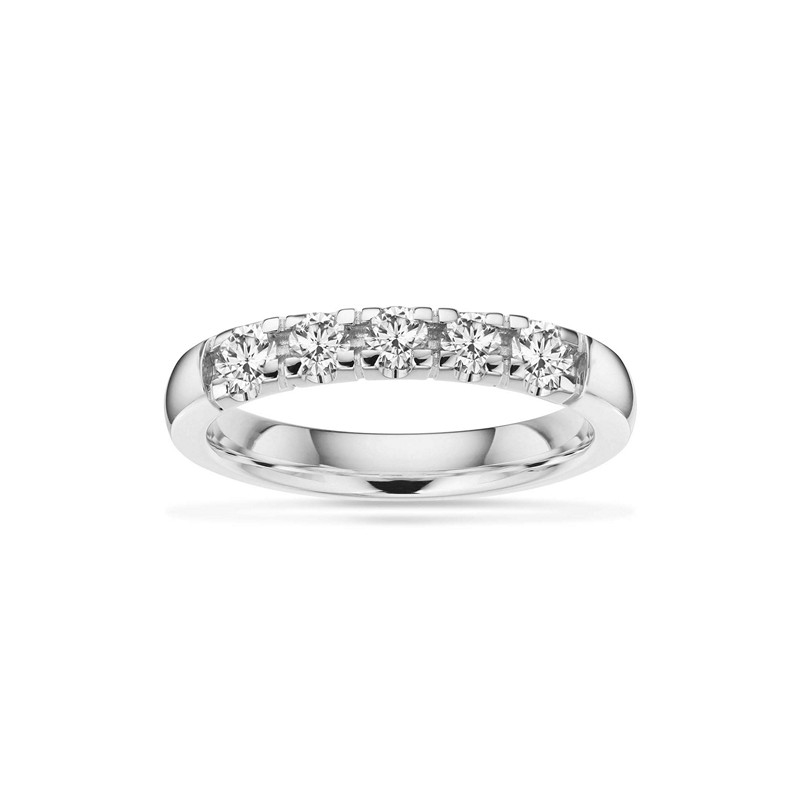 Scrouples - Grace Alliancering i 14kt Weißgold mit insgesamt 0,35ct.