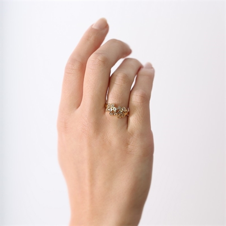 Christina Collect Ring - vergoldeter Ring Champagne Love - 3.13B