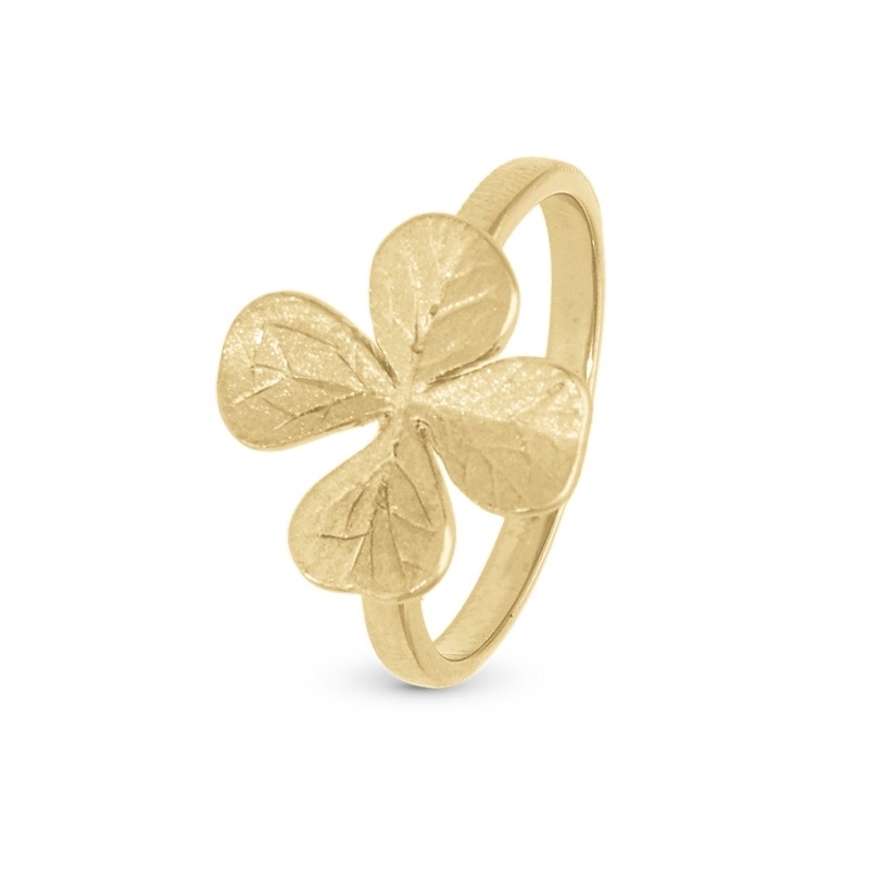 Christina Collect – Ring CLOVER KLEEBLATT ring aus vergoldetem silber