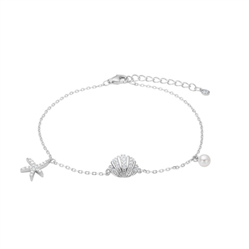 SELINANOR Armband in Silber mit Anhänger