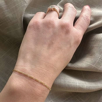Siersbøl - Figaro-Armband aus 8kt. Gold