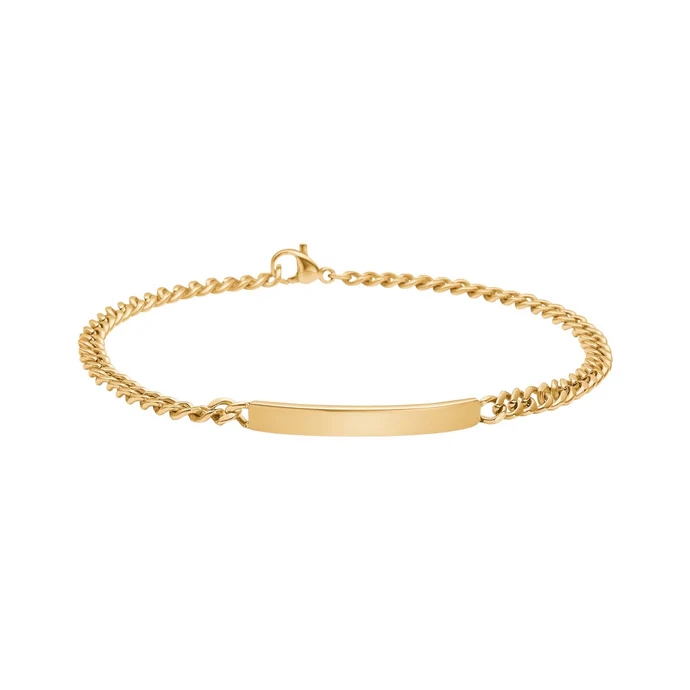 Son of Noa – Halskette in IP-Goldstahl mit Carbonkreuz