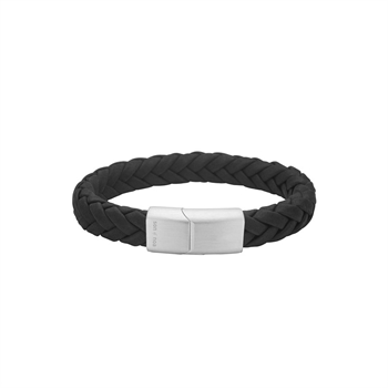 Son of Noa - Armband mit schwarzem Kalbsleder