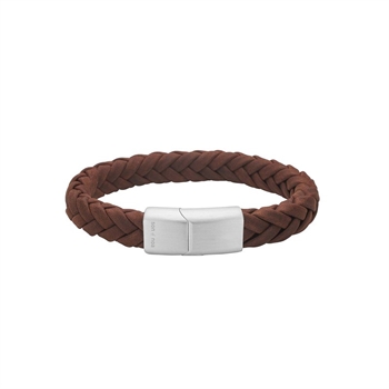 Son of Noa - Herrenarmband aus braunem Kalbsleder