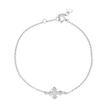 Lund Copenhagen - Armband Dagmarkreuz Silber mit zirkonia