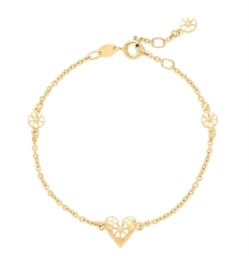 Lund Copenhagen - Marguerit Armband 24kt Vergoldet