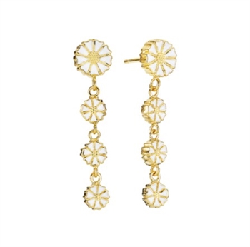 Lund Copenhagen - Marguerit Ohrringe in 24 kt vergoldetem Silber