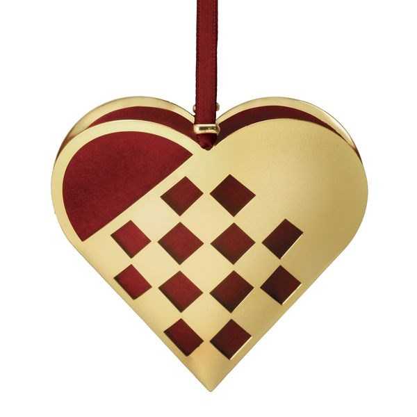 H.C. Andersen Geflochtenes Weihnachtsherz Anhänger 980-6286