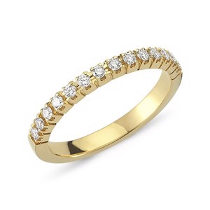 Perá Ring aus 14 Karat Gold mit Diamanten von insgesamt 0,21ct