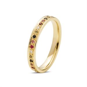 Diwa Ring 14kt. Gold von Nuran mit Edelsteinen | A3920rg