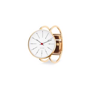 Arne Jacobsen Bangle-Uhr mit Banker-Zifferblatt 53108-2019