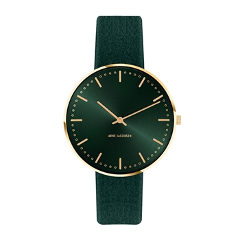 Arne Jacobsen Rathaus Evergreen Uhr 53210-1688G