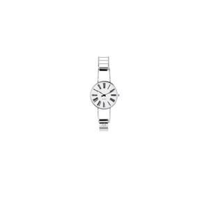 Bangles Uhr Römisches Zifferblatt, Stahlband. Arne Jacobsen 53302-2018