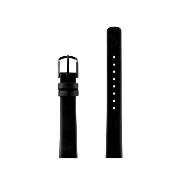 Schwarzes Lederarmband für Ihre Arne Jacobsen Uhr