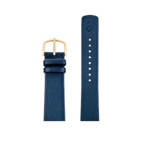 Arne Jacobsen Uhr - Blaues Lederarmband