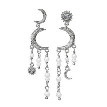 Astrea-Ohrringe auf silber von Maanesten " 9718C